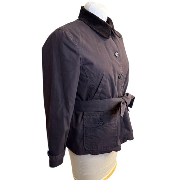 Lauren Ralph Lauren Women’s Utility Barn Jacket Corduroy Sz LP - Picture 3 of 10